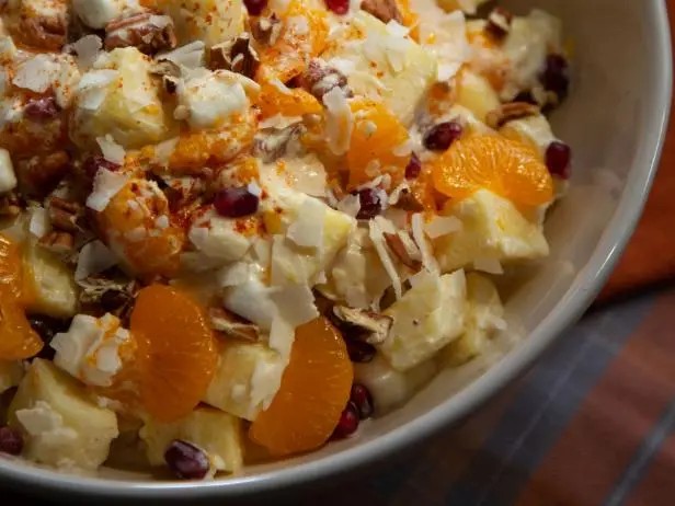 Pomegranate Ambrosia Salad Recipe | Valerie Bertinelli | Food Network