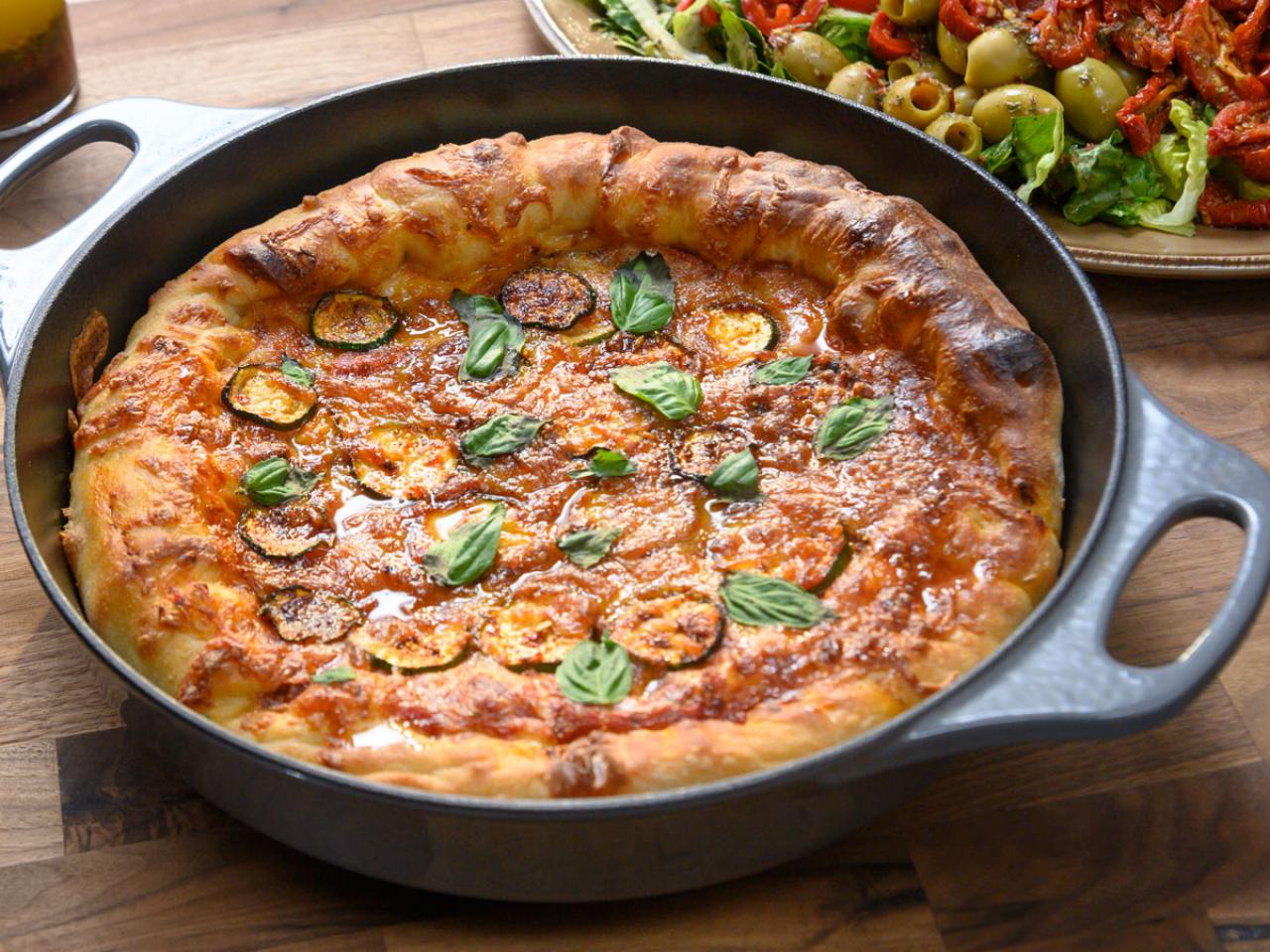 Rachael's Tangy, Spicy Cast-Iron Skillet Pizza