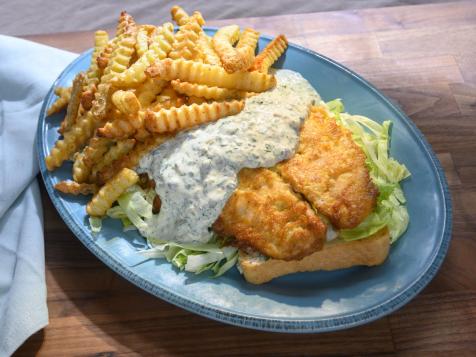 Fishwiches and Yogurt Tartar Sauce