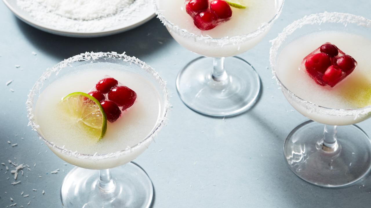 Sparkling Fruit Garnishes - Glitter Cherries - Gastronom Cocktails