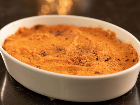 Chipotle Smashed Sweet Potatoes
