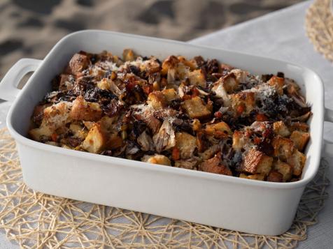 Bacon Stuffing with Radicchio and Chestnuts