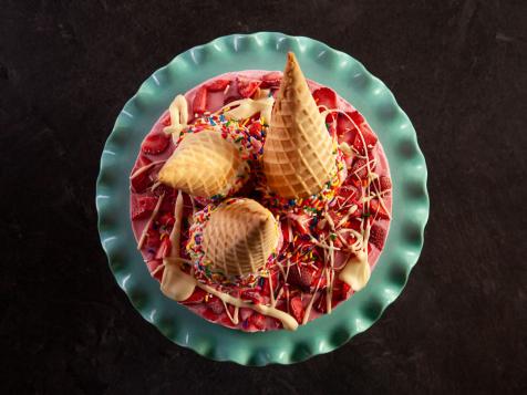 Waffle Cone Ice Cream Pie