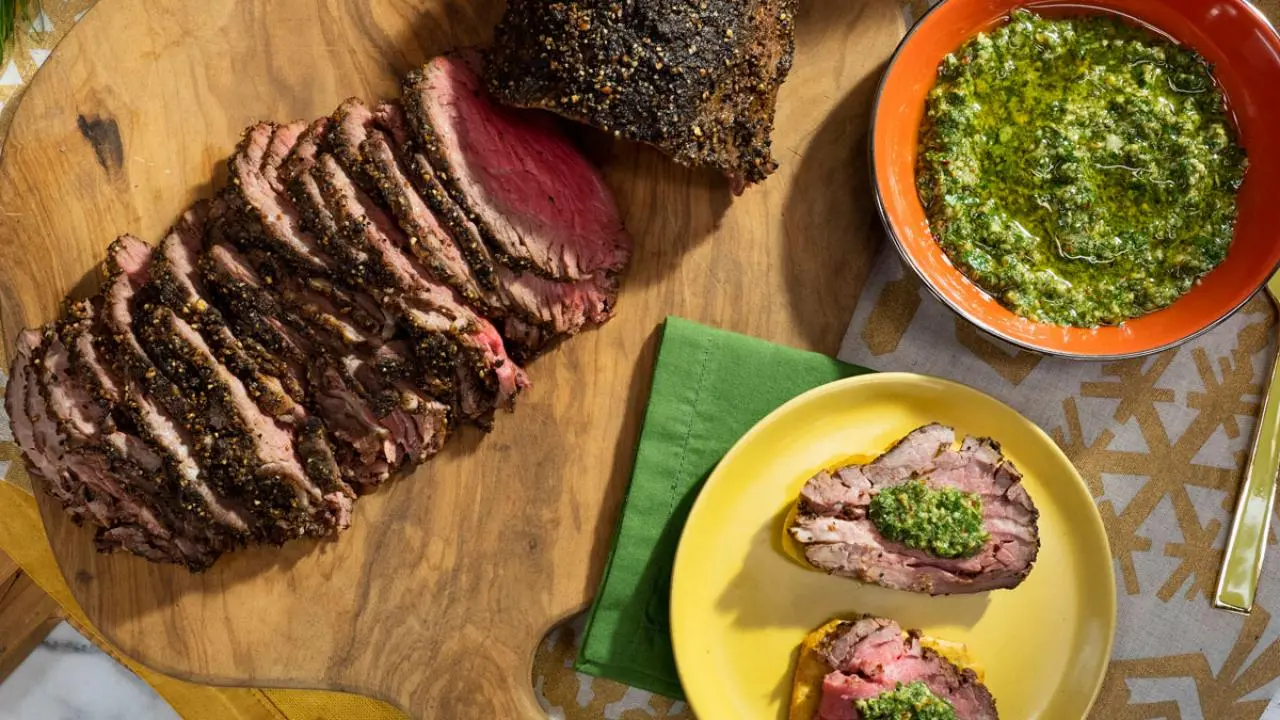 Beef Tenderloin with Pesto