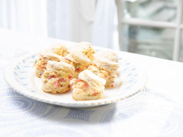 Country Ham Biscuits and Scallion-Pimento Cheese_image