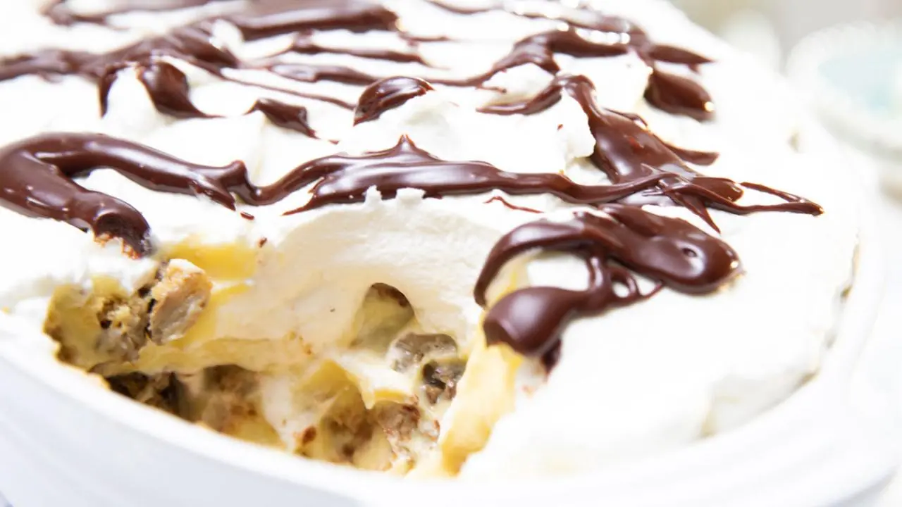 Peanut Butter and Roasted Banana Pudding