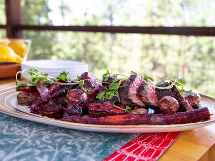 Beef Tenderloin with Red Wine Glaze Recipe Food Network
