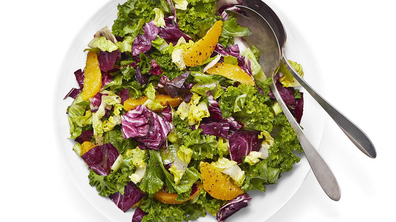 Mixed Greens with Oranges Recipe, Alex Guarnaschelli