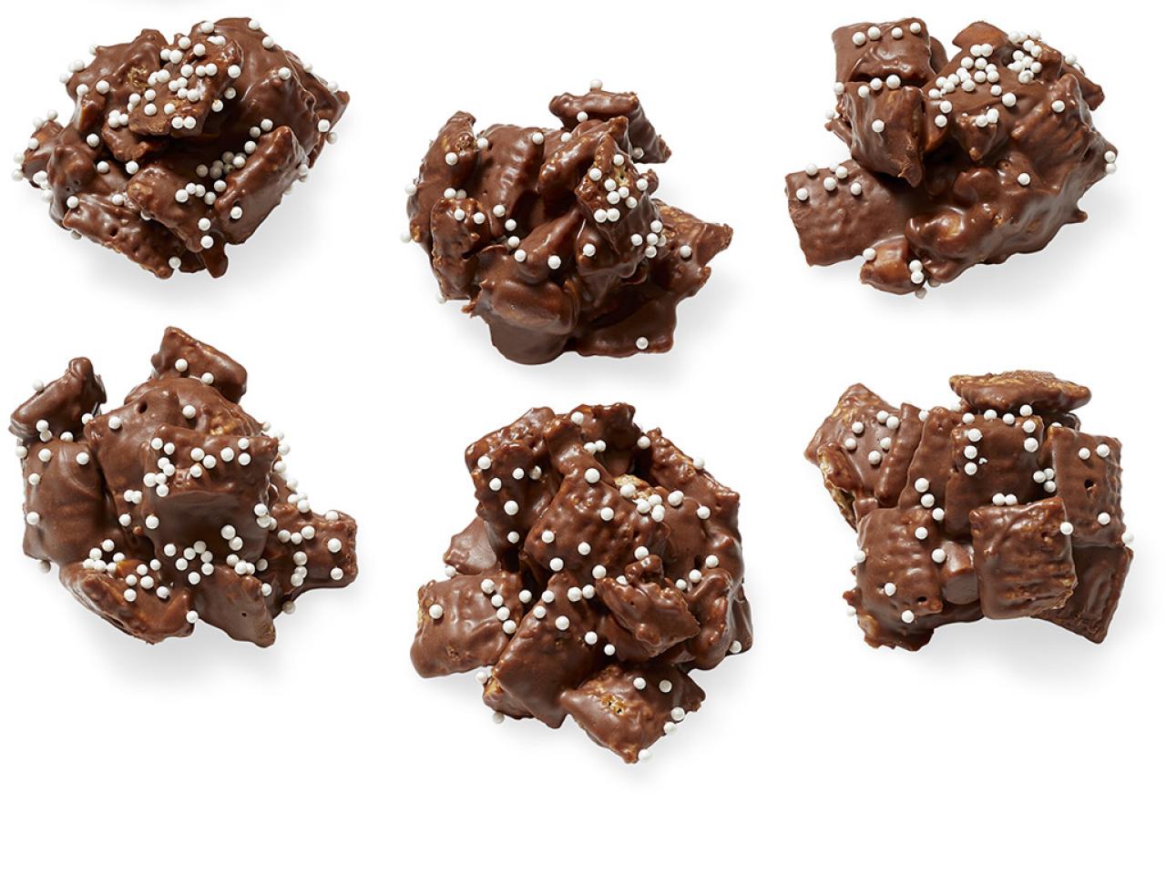 Homemade Chocolate Peanut Clusters - My Pretty Brown Eats