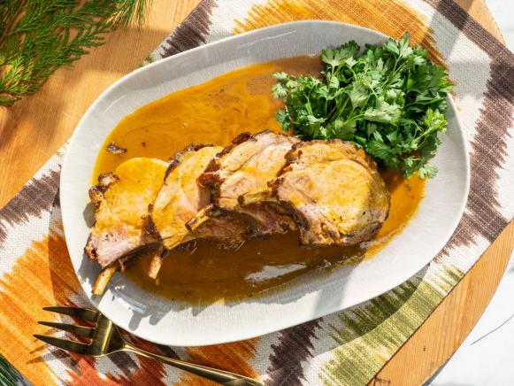 Moroccan Spiced Rack of Pork Recipe | Geoffrey Zakarian | Food Network