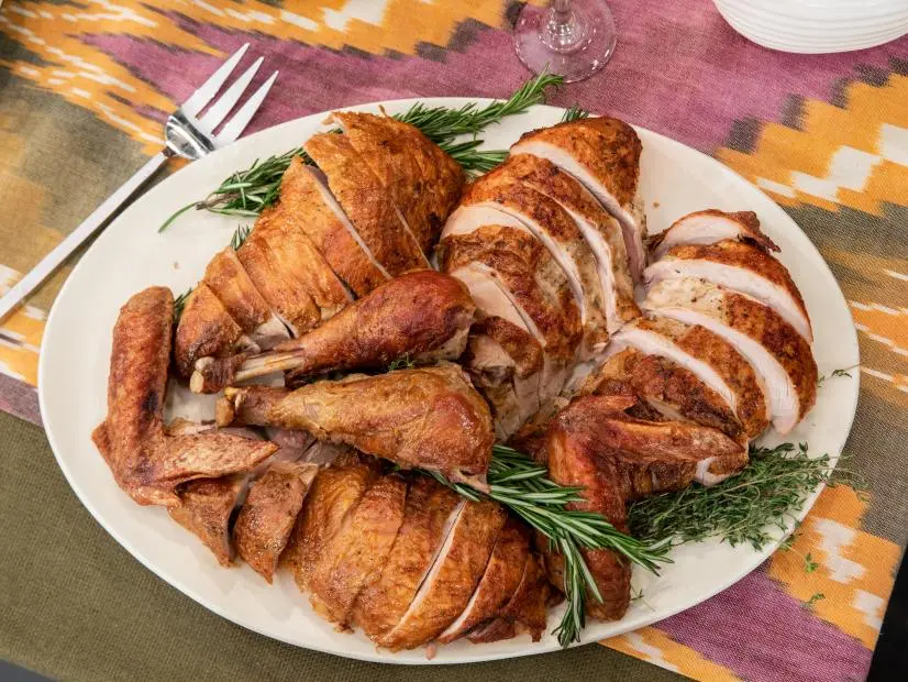 DryBrined Fried Turkey Recipe Jeff Mauro Food Network
