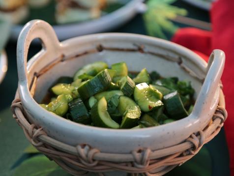 Ponzu Smashed Cucumber Salad