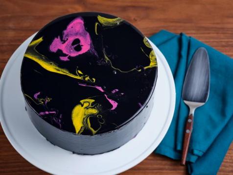 Glaze Cake Glass Cake Mirror Cake Stock Photo - Download Image Now -  Anniversary Card, Baking, Birthday - iStock