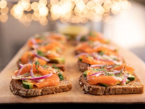 Smoked Salmon Tartines