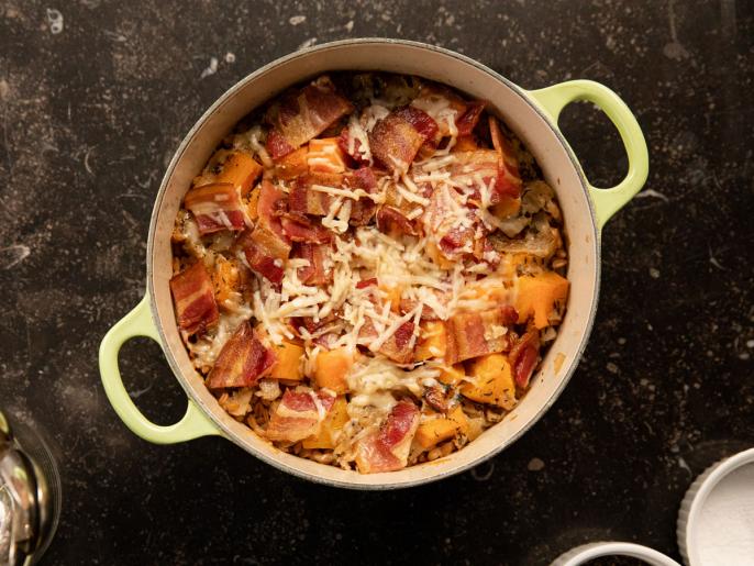 Baked Farro and Butternut Squash Recipe Ina Garten Food Network