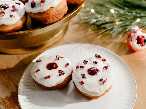 Raspberry Rose-Filled Donuts Recipe | Molly Yeh | Food Network