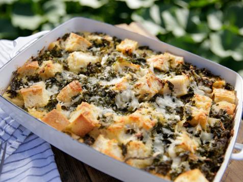 Cheesy Kale Breakfast Casserole