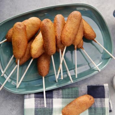 sausage and pancake corn dog