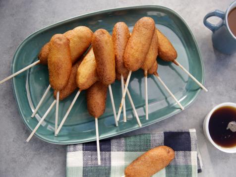 Pancake and Sausage on a Stick