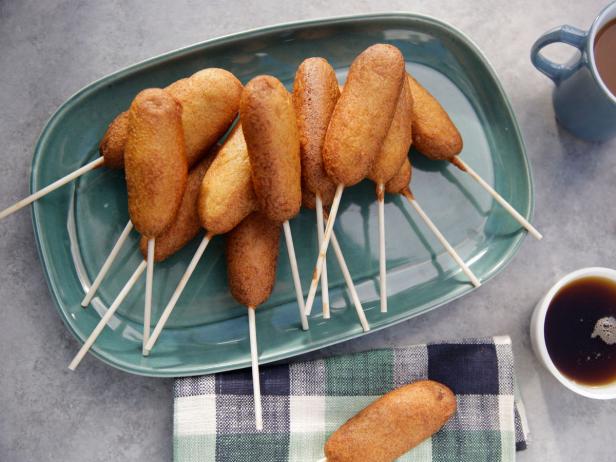 Pancake and Sausage on a Stick Recipe | Molly Yeh | Food Network