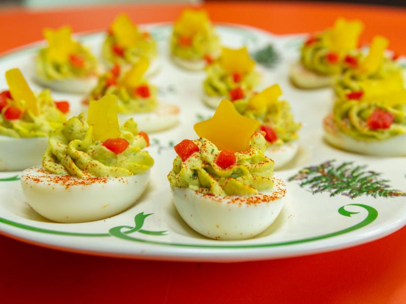 Christmas Tree Deviled Eggs Recipe Ree Drummond Food Network.