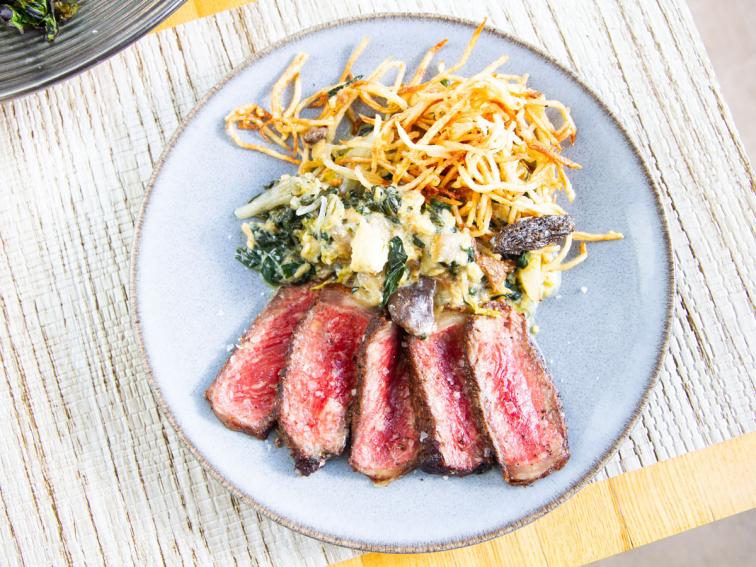 New York Steak Salad with Scrambled Eggs Recipe Food Network