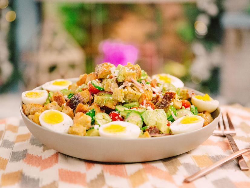 Avocado Toast Panzanella Recipe Katie Lee Food Network
