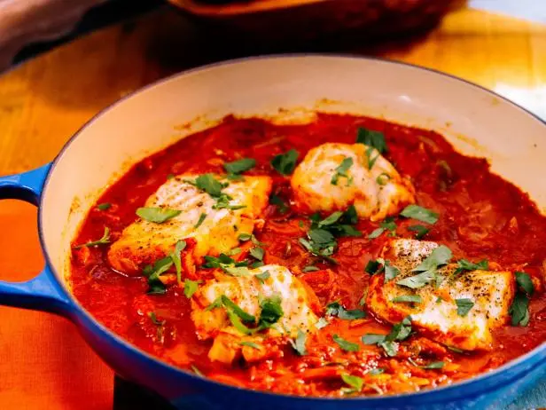 Baked Cod Shakshuka