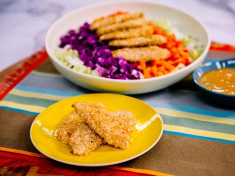 Oven Fried Coconut Chicken with Mango Dipping Sauce