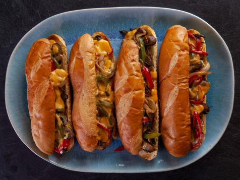 Mushroom Cheesesteak Sandwiches