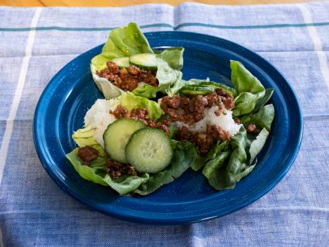 Korean-Inspired Ground Beef Lettuce Wraps