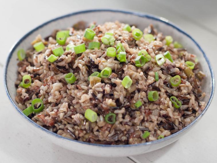 Green Onion Garlicky Wild Rice Recipe Trisha Yearwood Food Network