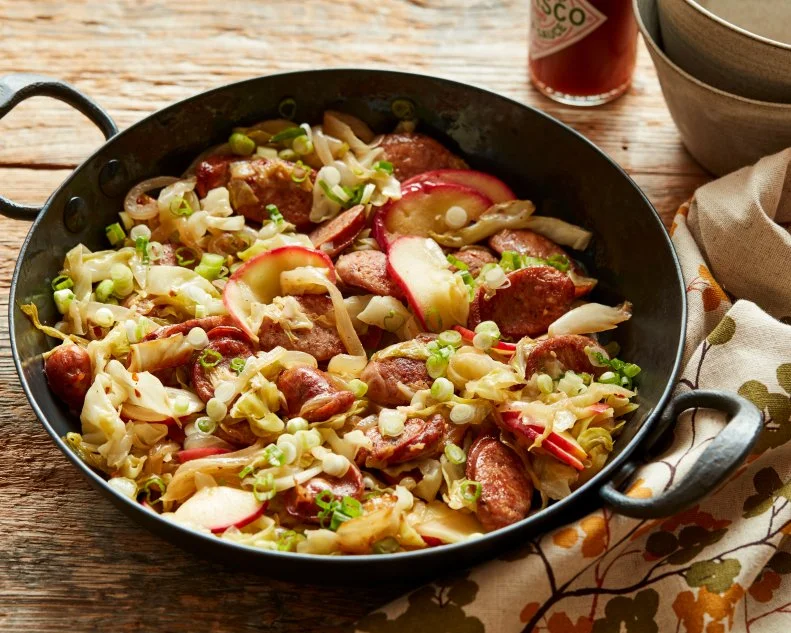 Food Network Kitchen’s Cajun Cabbage Skillet.