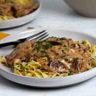 Food Network Kitchen Step by Steps Beauty Beef Stragonoff