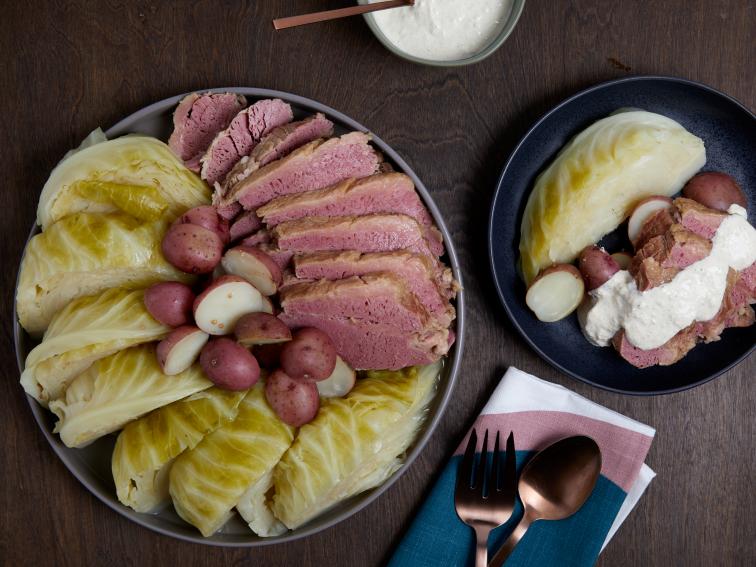 The Best Corned Beef and Cabbage with Horseradish Cream Recipe Food