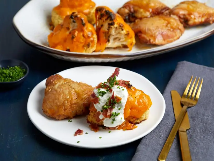 Food Network Kitchen Step by Steps Beauty Keto Sheet Pan Chicken with Loaded Cauliflower