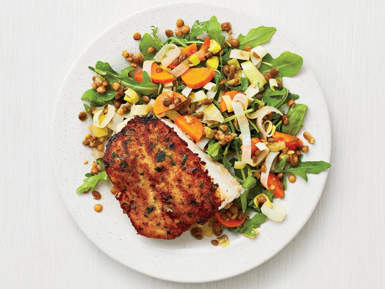 Crispy Cod with Lentils Recipe Food Network Kitchen Food Network