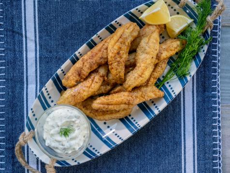 Fried Fish with Dill Tartar Sauce