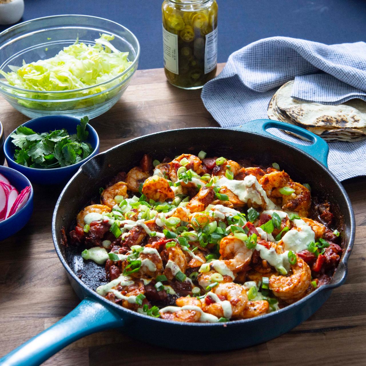 4 Minute Spicy Garlic Shrimp Recipe, Rachael Ray