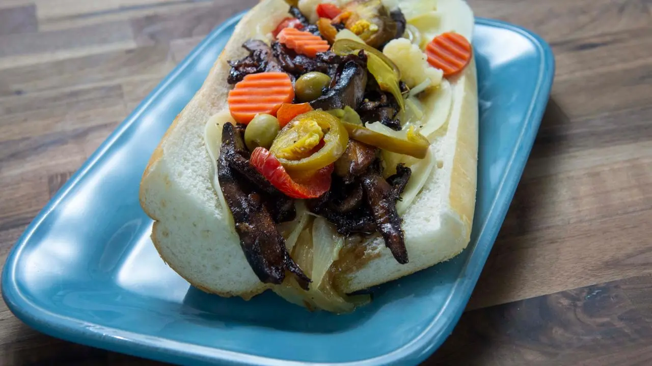 Rachael's Portobello Cheesesteak Fries