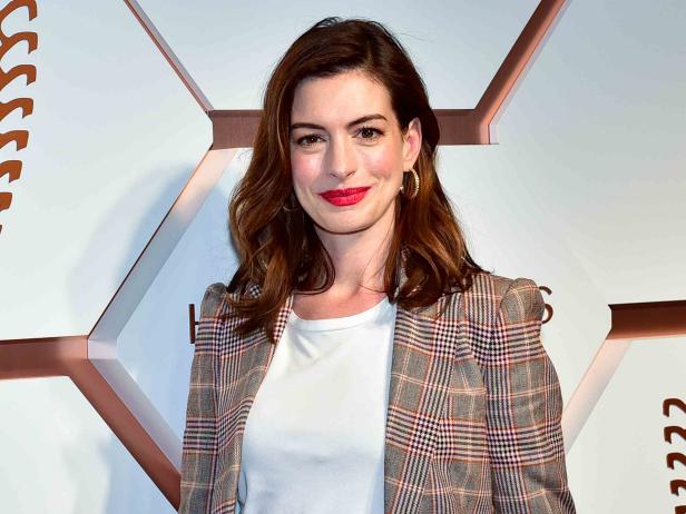NEW YORK, NEW YORK - MARCH 14: Anne Hathaway attends the Hudson Yards Grand Opening Party at Hudson Yards on March 14, 2019 in New York City. (Photo by Sean Zanni/Patrick McMullan via Getty Images)