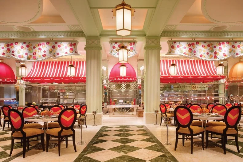 If the thought of Las Vegas food conjures up pallid hotel buffets, you haven't had the brunch buffet at the Wynn Las Vegas. It takes a team of 100 chefs to turn out 120 dishes, 15 cooking stations, super-fresh seafood (the restaurant goes through nearly 100 tons of Alaskan snow crab legs annually), a giant chocolate fountain and a stunning array of cakes and confections. The something-for-everyone-vibe extends to the on-site restaurants, including Costa di Mare, and SW Steakhouse, where the only thing that can compete with Chef David Walzog's Chili-Rubbed Double Rib Eye (featured on The Best Thing I Ever Ate) is the hotel's nightly Lake of Dreams show. Walzog also helms Lakeside, which boasts stellar views of Lake of Dreams â   head here for Sunday jazz brunch, where Dixieland-style jazz and blues are paired with a literal boatload of seafood delicacies. The Wynn has also become a foodie destination for its Master Class series of workshops led by master chefs, sommeliers, bakers and artisans, such as Caviar Dreams, which includes a tasting and deep dive into the world of caviar with lauded caviar house Kolikof.