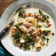 Food Network Kitchen’s Copycat Olive Garden Zuppa Toscana, as seen on Food Network.