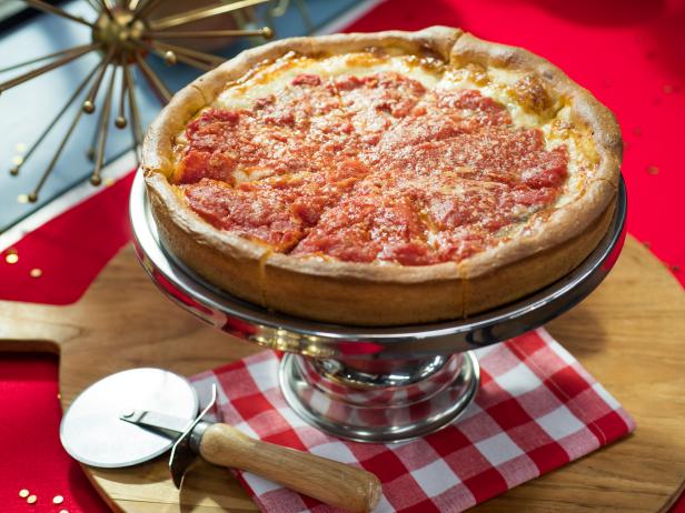 True Chicago-Style Deep-Dish Pizza image
