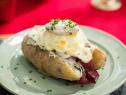 Jeff Mauro makes a Reuben Loaded Baked Potato, as seen on Food Network's The Kitchen
