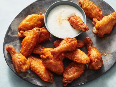 Food Network Kitchen’s Air Fryer Chicken Wings, as seen on Food Network.