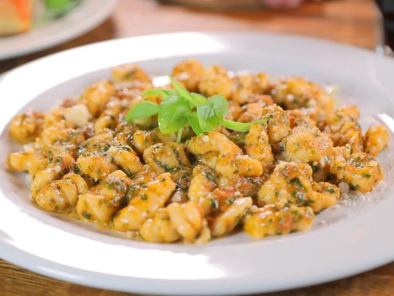 Gnocchi All Corsara as Served at Andreoli Italian Grocer in Scottsdale, Arizona, as seen on DDD Nation, Special.