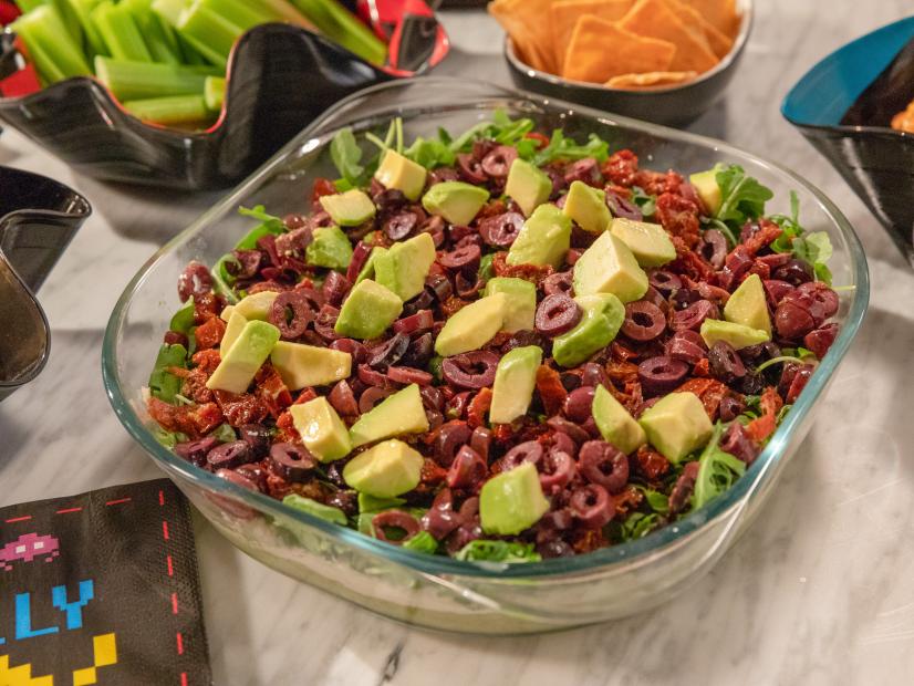 Calitalian 7 Layer Dip Recipe Giada De Laurentiis Food Network
