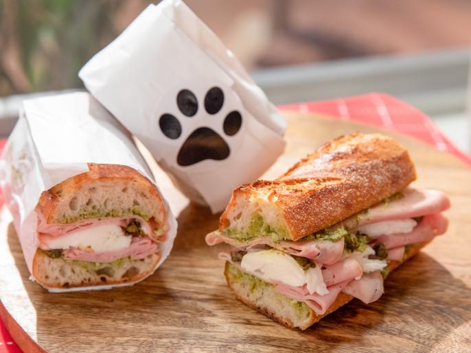 Mortadella and Mozzarella Baguette Recipe Giada De Laurentiis Food