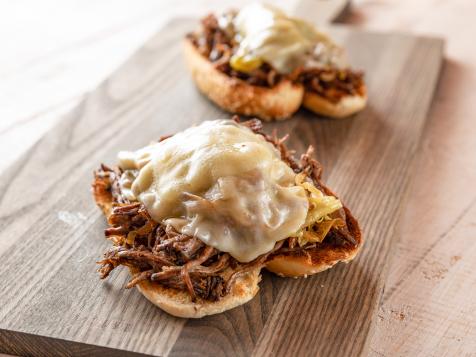 Slow-Cooker Drip Beef Sandwiches